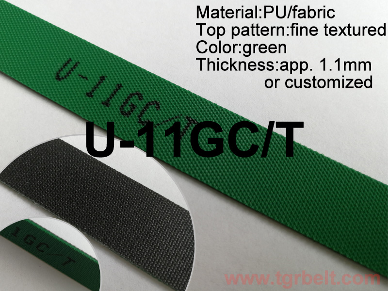 1.1mm anti-static PU conveyor belt